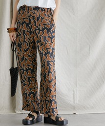 AMERICAN HOLIC | アニマル柄綿サテンパンツ(その他パンツ)