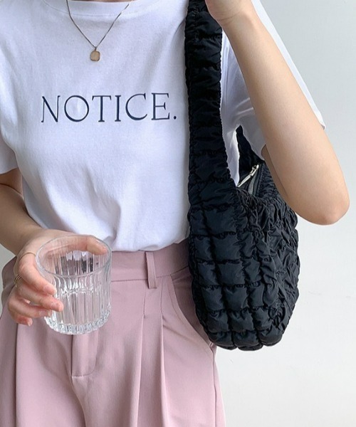 LAC-VERT（ラック・ヴェール）の「ワッフルキルティングハンドバッグ（ハンドバッグ・レディース・ホワイト/ブラック・FREE）」の18枚目の写真