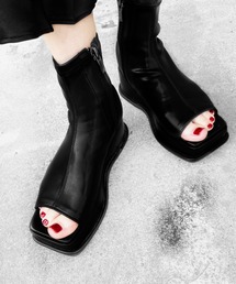 Open toe volume sole boots / オープントゥボリューム(厚底)ソールブーツ(Ai select)