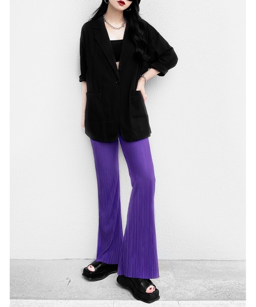 LVEU.（ラブユ.）の「Open toe volume sole boots / オープントゥボリューム（厚底）ソールブーツ(Ai select)（サンダル・レディース・ブラック・24.5cm/25.0cm/23.5cm/23.0cm/24.0cm）」の6枚目の写真