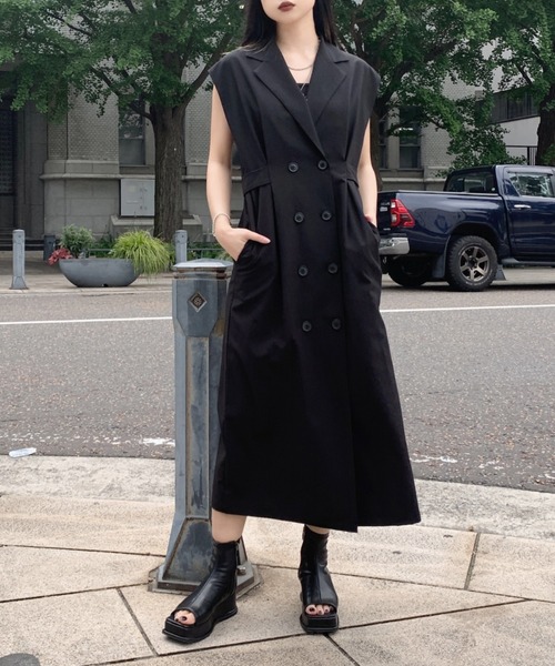 LVEU.（ラブユ.）の「Open toe volume sole boots / オープントゥボリューム（厚底）ソールブーツ(Ai select)（サンダル・レディース・ブラック・24.5cm/25.0cm/23.5cm/23.0cm/24.0cm）」の9枚目の写真