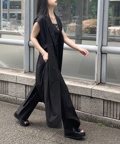 LVEU.（ラブユ.）の「Open toe volume sole boots / オープントゥボリューム（厚底）ソールブーツ(Ai select)（サンダル・レディース・ブラック・24.5cm/25.0cm/23.5cm/23.0cm/24.0cm）」の10枚目の写真