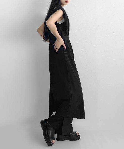 LVEU.（ラブユ.）の「Open toe volume sole boots / オープントゥボリューム（厚底）ソールブーツ(Ai select)（サンダル・レディース・ブラック・24.5cm/25.0cm/23.5cm/23.0cm/24.0cm）」の12枚目の写真