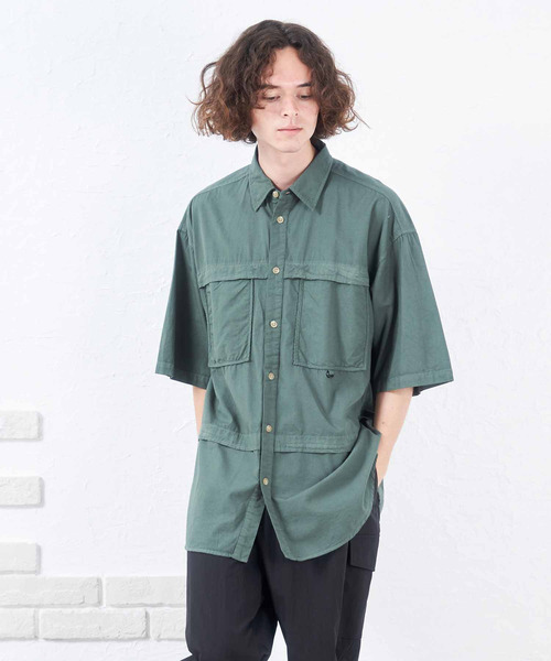 NIDO（ニド）の「フィッシングシャツ（シャツ/ブラウス・メンズ・ネイビー/イエロー/グリーン・MEDIUM/LARGE）」の2枚目の写真