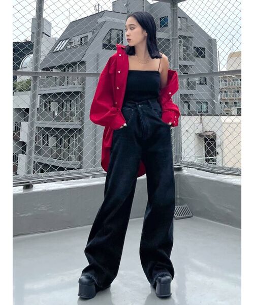 EMODA(エモダ)の「ヴィンテージチェックシャツ(シャツ/ブラウス・レディース・ブラック/レッド/その他/その他1・FREE)」の19枚目の写真