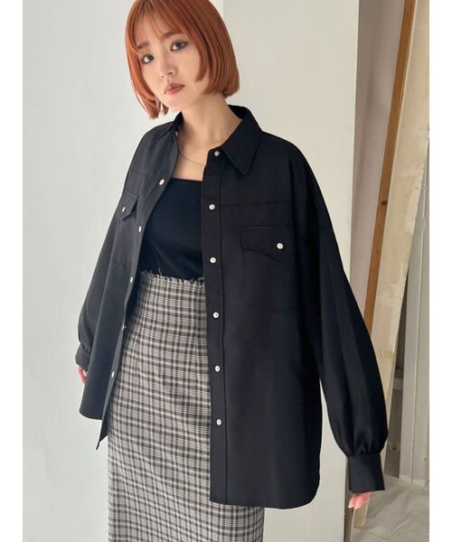 EMODA(エモダ)の「ヴィンテージチェックシャツ(シャツ/ブラウス・レディース・ブラック/レッド/その他/その他1・FREE)」の20枚目の写真