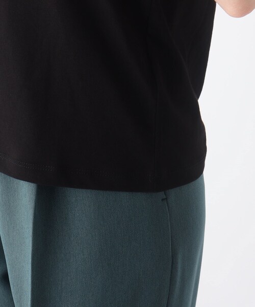 index（インデックス）の「◆Vネックタックスリーブカットソー【WEB限定サイズ】（Tシャツ/カットソー・レディース・ブラック/ボルドー/オフホワイト・36/40/42/38）」の14枚目の写真