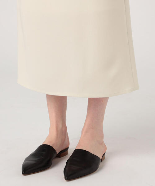 EDITION（エディション）の「DOUBLE CRAPE SKIRT トリアセテート ハイウエストスカート（スカート・レディース・ホワイト/ブラック・34/36）」の10枚目の写真