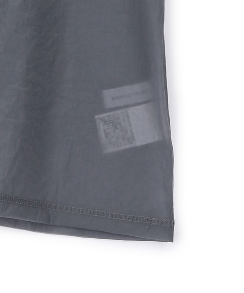 ADAM ET ROPE'（アダムエロペ）の「〈追加〉ストレッチタフタロングT（Tシャツ/カットソー・レディース・ホワイト/チャコールグレー/ライトグレー/オレンジ・FREE）」の16枚目の写真