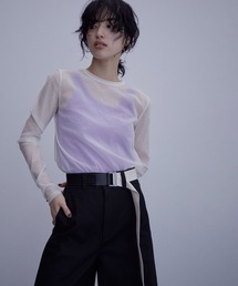 ADAM ET ROPE' | 〈追加〉ストレッチタフタロングT(Tシャツ/カットソー)