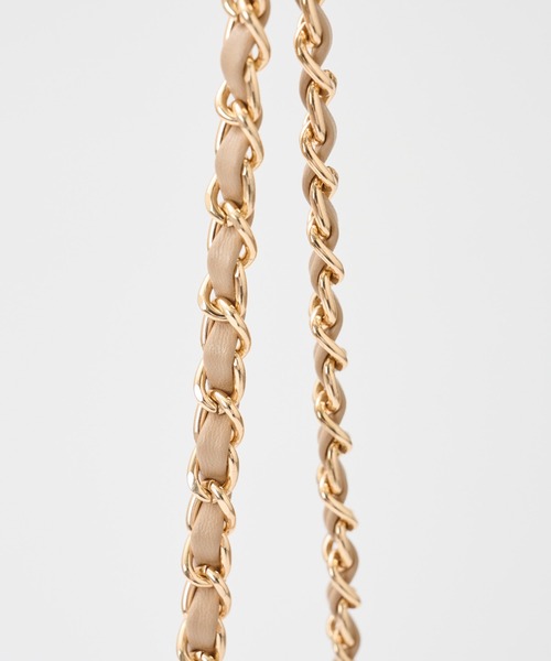 COLONY 2139(コロニートゥーワンスリーナイン)の「キルティングキューブ2wayバッグ/ショルダーバッグ/ハンドバッグ(ショルダーバッグ・レディース・ブラック/グレイッシュベージュ・FREE)」の5枚目の写真