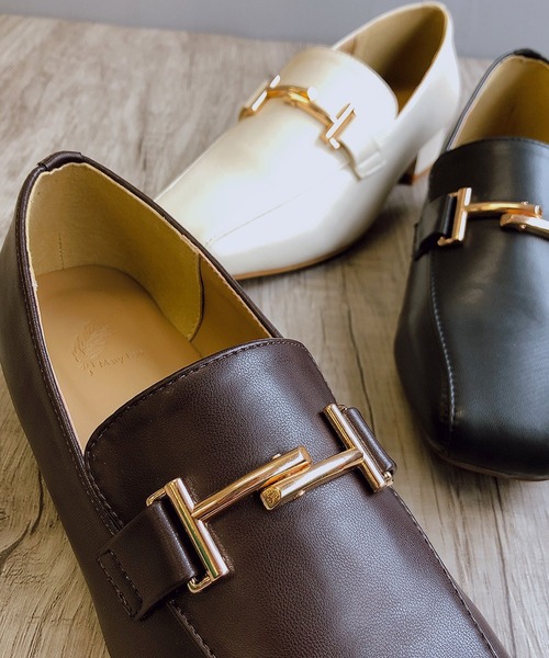 Noubel Voug Relax（ヌーベルヴォーグリラックス）の「スクエアトゥビットローファー（ローファー・レディース・ブラック/ブラウン/アイボリー・LL/S/M/L）」の19枚目の写真