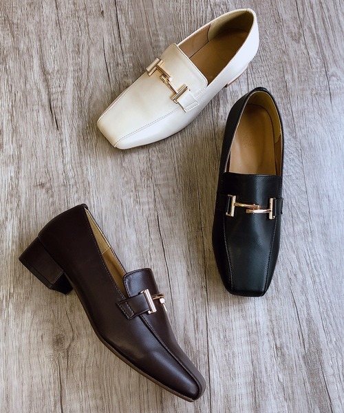 Noubel Voug Relax（ヌーベルヴォーグリラックス）の「スクエアトゥビットローファー（ローファー・レディース・ブラック/ブラウン/アイボリー・LL/S/M/L）」の20枚目の写真