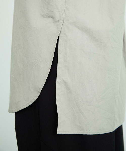 FRAPBOIS（フラボア）の「ニリーフシャツ（シャツ/ブラウス・レディース・グレー/ネイビー・2/1）」の15枚目の写真