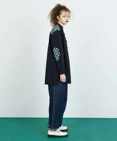 FRAPBOIS（フラボア）の「ニリーフシャツ（シャツ/ブラウス・レディース・グレー/ネイビー・2/1）」の13枚目の写真