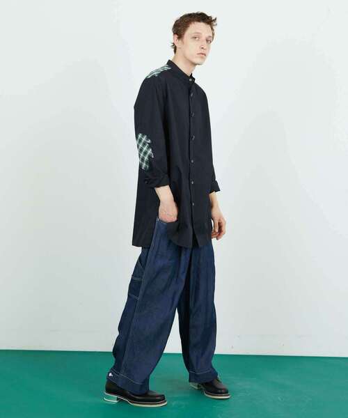 FRAPBOIS（フラボア）の「ニリーフシャツ（シャツ/ブラウス・レディース・グレー/ネイビー・2/1）」の17枚目の写真