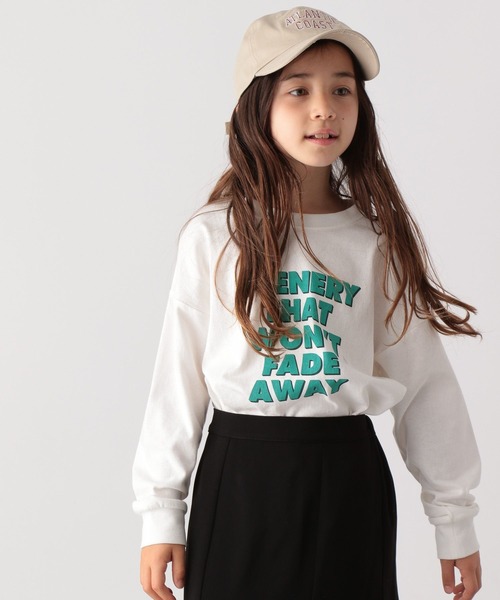 GLOBAL WORK（グローバルワーク）の「ヘビロッTEE／グラフィックTシャツ長袖/269069（Tシャツ/カットソー・キッズ・ホワイト/チャコールグレー/スカイブルー/ホワイト系その他2/オフホワイト・110cm/100cm/120cm/130cm/140cm/150cm/160cm）」の6枚目の写真