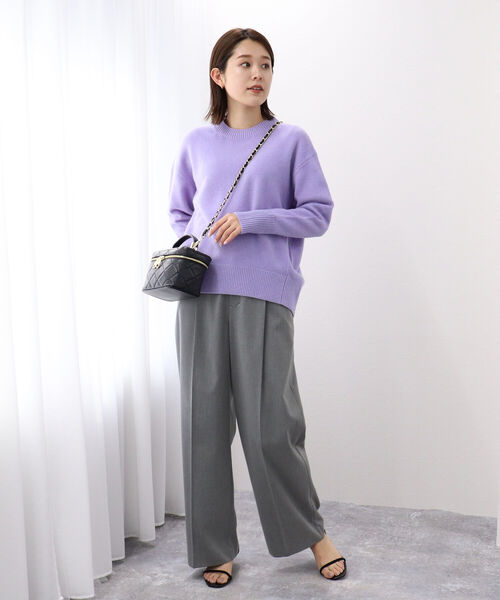 セール】◇【WEB限定】カシミヤブレンドクルーネックプルオーバー