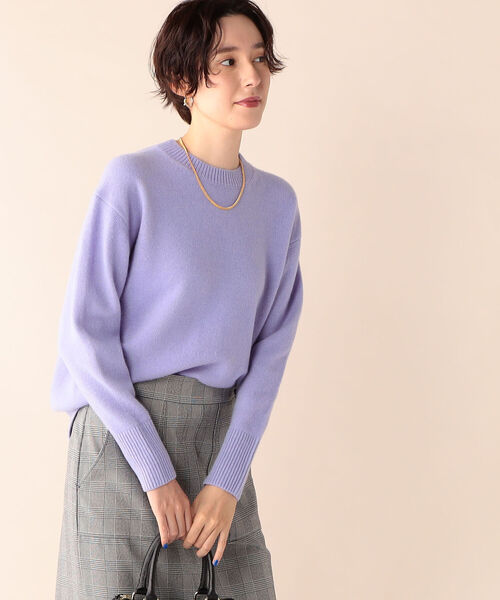 セール】◇【WEB限定】カシミヤブレンドクルーネックプルオーバー