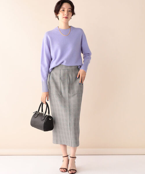 セール】◇【WEB限定】カシミヤブレンドクルーネックプルオーバー