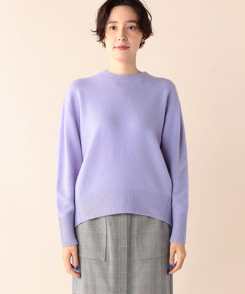 セール】◇【WEB限定】カシミヤブレンドクルーネックプルオーバー