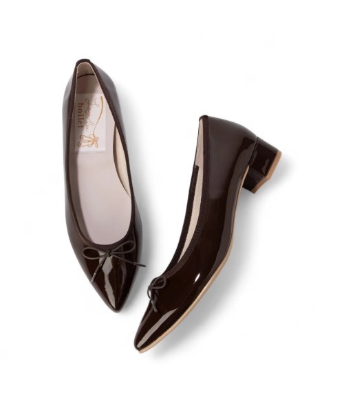 Launa lea ballet（ラウナレア バレエ）の「【レイン対応】RainyDay ポインテッドトゥヒールバレエシューズ(RB9401A)（バレエシューズ・レディース・ブラック/モカ/ワイン/グレー系その他/アイボリー/ダークブラウン・22.5cm/23.5cm/24.5cm/25.5cm/23.0cm/24.0cm/25.0cm/26.0cm/21.5cm/22.0cm）」の4枚目の写真