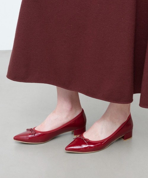 Launa lea ballet（ラウナレア バレエ）の「【レイン対応】RainyDay ポインテッドトゥヒールバレエシューズ(RB9401A)（バレエシューズ・レディース・ブラック/モカ/ワイン/グレー系その他/アイボリー/ダークブラウン・22.5cm/23.5cm/24.5cm/25.5cm/23.0cm/24.0cm/25.0cm/26.0cm/21.5cm/22.0cm）」の7枚目の写真