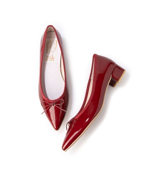 Launa lea ballet（ラウナレア バレエ）の「【レイン対応】RainyDay ポインテッドトゥヒールバレエシューズ(RB9401A)（バレエシューズ・レディース・ブラック/モカ/ワイン/グレー系その他/アイボリー/ダークブラウン・22.5cm/23.5cm/24.5cm/25.5cm/23.0cm/24.0cm/25.0cm/26.0cm/21.5cm/22.0cm）」の12枚目の写真