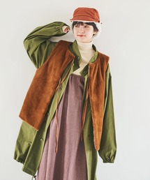 Crisp | ボアベストモッズコート(モッズコート)