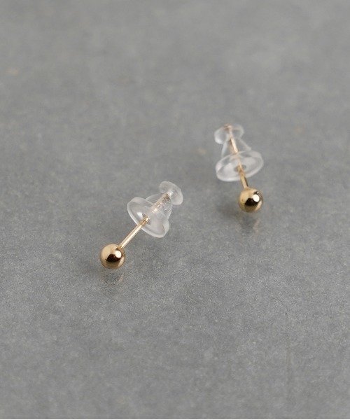 ISOLATION（アイソレーション）の「【ISOLATION / アイソレーション】K18  Minimal Pierce S  / 18Kミニマルピアス/ 3mm（ピアス（両耳用）・レディース・ゴールド・FREE）」の7枚目の写真