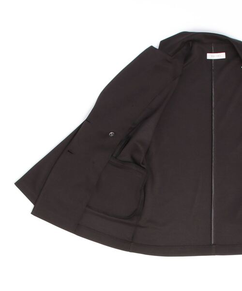 GALENA（ガレナ）の「【GALENA/ガレナ】パールボタンテーラードジャケット（テーラードジャケット・レディース・ブラック/キャメル・FREE）」の7枚目の写真