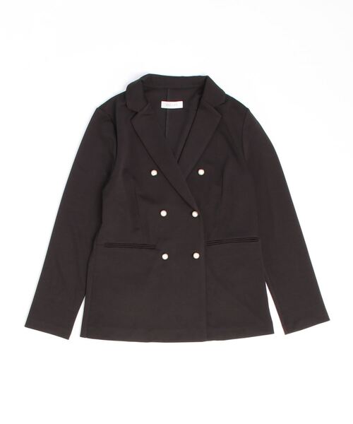 GALENA（ガレナ）の「【GALENA/ガレナ】パールボタンテーラードジャケット（テーラードジャケット・レディース・ブラック/キャメル・FREE）」の13枚目の写真