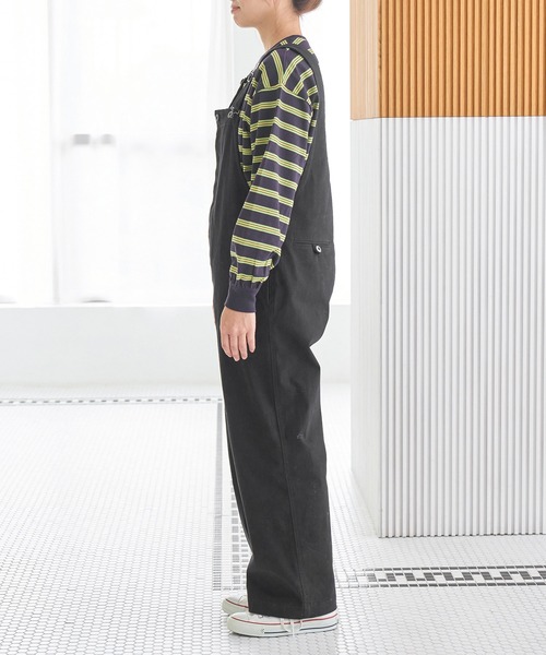 ROPE' PICNIC（ロペピクニック）の「リンクコーデ/綿ストレッチサロペット（サロペット/オーバーオール・レディース・ブラック/ブラウン系その他2・38）」の13枚目の写真