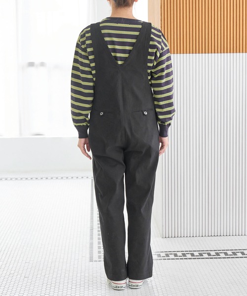 ROPE' PICNIC（ロペピクニック）の「リンクコーデ/綿ストレッチサロペット（サロペット/オーバーオール・レディース・ブラック/ブラウン系その他2・38）」の14枚目の写真