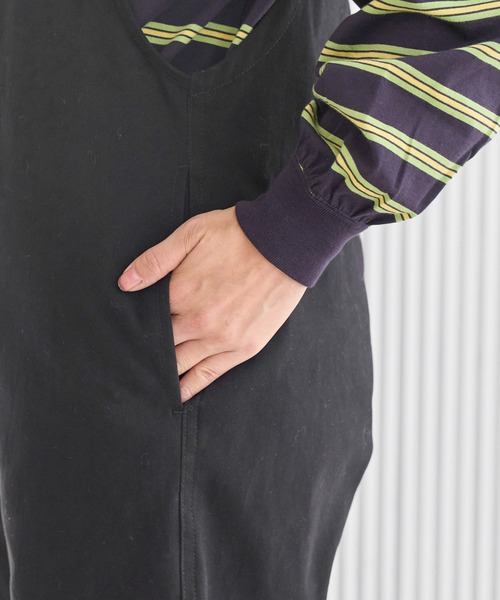 ROPE' PICNIC（ロペピクニック）の「リンクコーデ/綿ストレッチサロペット（サロペット/オーバーオール・レディース・ブラック/ブラウン系その他2・38）」の17枚目の写真