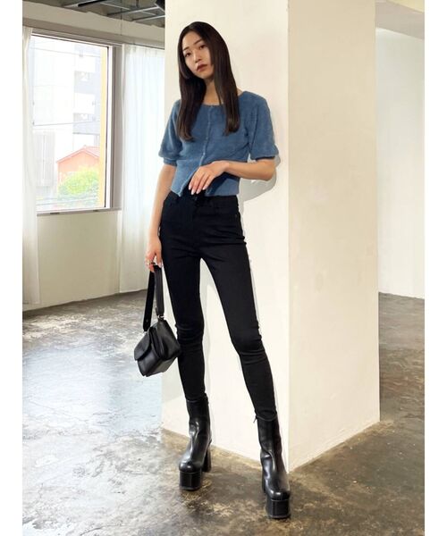 EMODA（エモダ）の「ボックスポケットバッグ（ハンドバッグ・レディース・ブラック/ブラウン・FREE）」の7枚目の写真