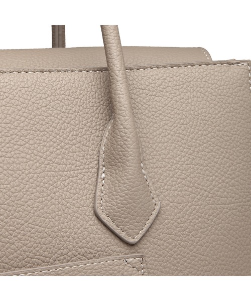 GUSCIO（グッシオ）の「【グッシオ ゴールドラベル】エレガンストートバッグ ラージサイズ　オンオフ兼用 ビジネストート PC/A4対応（ビジネスバッグ・レディース・ブラック/ベージュ・FREE）」の13枚目の写真