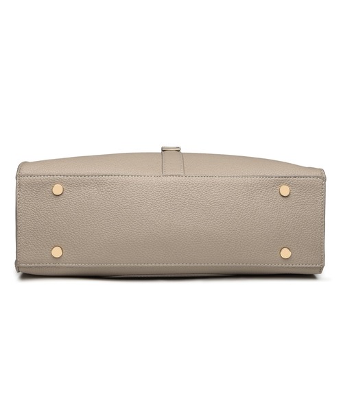 GUSCIO（グッシオ）の「【グッシオ ゴールドラベル】エレガンストートバッグ ラージサイズ　オンオフ兼用 ビジネストート PC/A4対応（ビジネスバッグ・レディース・ブラック/ベージュ・FREE）」の4枚目の写真