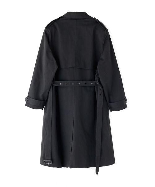 minsobi（ミンソビ）の「ダブルトレンチコート（トレンチコート・メンズ・ブラック・FREE）」の16枚目の写真