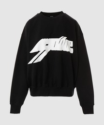 BLACK CROSS SYMBOL LOGO SWEATSHIRT