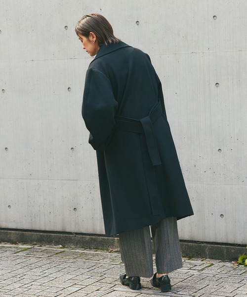 RIVE DROITE（リヴドロワ）の「メルトンシルエットコート（その他アウター・レディース・ブラック/イエロー・FREE）」の18枚目の写真