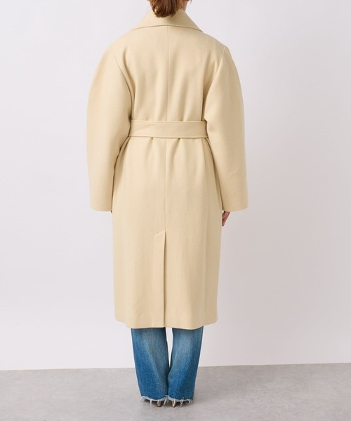 RIVE DROITE（リヴドロワ）の「メルトンシルエットコート（その他アウター・レディース・ブラック/イエロー・FREE）」の21枚目の写真