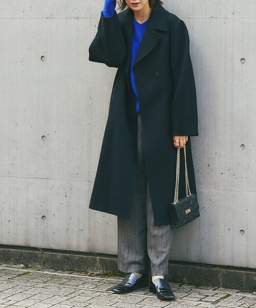 RIVE DROITE（リヴドロワ）の「メルトンシルエットコート（その他アウター・レディース・ブラック/イエロー・FREE）」の17枚目の写真