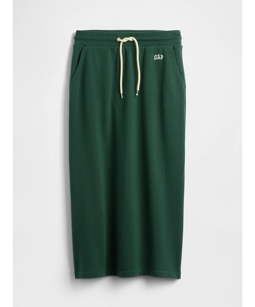 GAP（ギャップ）の「GAPミニロゴ マキシスカート（スカート・レディース・ライトグレー/ブラウン/オフホワイト/ブラック/カーキ/ベージュ/グリーン/ブルー/グリーン系その他/ベージュ系その他/ダークグリーン・XS/S/M/L/XXS）」の7枚目の写真