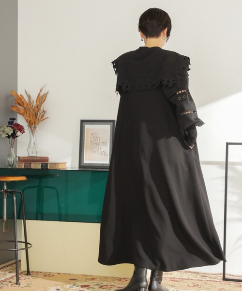 美品♡ mag.by c マグバイシー　エンブロイダリードレス　ロングワンピース mag.by c（マグバイシー）の「(mag.by c)エンブロイダリードレス
