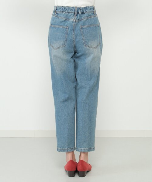 ikka（イッカ）の「デニムスリムテーパードパンツ（デニムパンツ・レディース・ブルー・L/M）」の10枚目の写真
