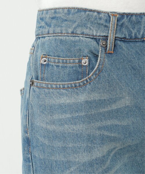 ikka（イッカ）の「デニムスリムテーパードパンツ（デニムパンツ・レディース・ブルー・L/M）」の6枚目の写真