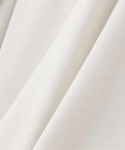 N.（N. Natural Beauty Basic）（エヌエヌナチュラルビューティーベーシック）の「【追加生産】◆ボウタイ付スタンドネックブラウス（シャツ/ブラウス・レディース・グレー/オフホワイト/マスタード/ネイビー/イエロー・MEDIUM）」の15枚目の写真