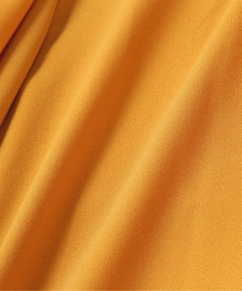 N.（N. Natural Beauty Basic）（エヌエヌナチュラルビューティーベーシック）の「【追加生産】◆ボウタイ付スタンドネックブラウス（シャツ/ブラウス・レディース・グレー/オフホワイト/マスタード/ネイビー/イエロー・MEDIUM）」の16枚目の写真