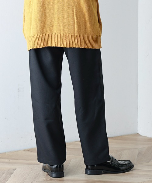 WEGO（ウィゴー）の「WEGO/スラックスイージーパンツ（スラックス・メンズ・ブルー/ブラック/アイボリー・SMALL/LARGE/MEDIUM）」の10枚目の写真